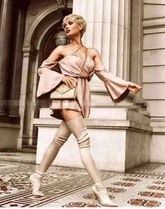 Fashionsarah.com Over the knee Suede boots