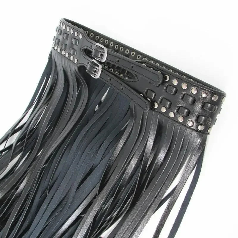 Fashionsarah.com Sexy fringe leather belt