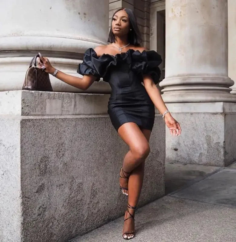 Ruffle Strapless Dress | Fashionsarah.com