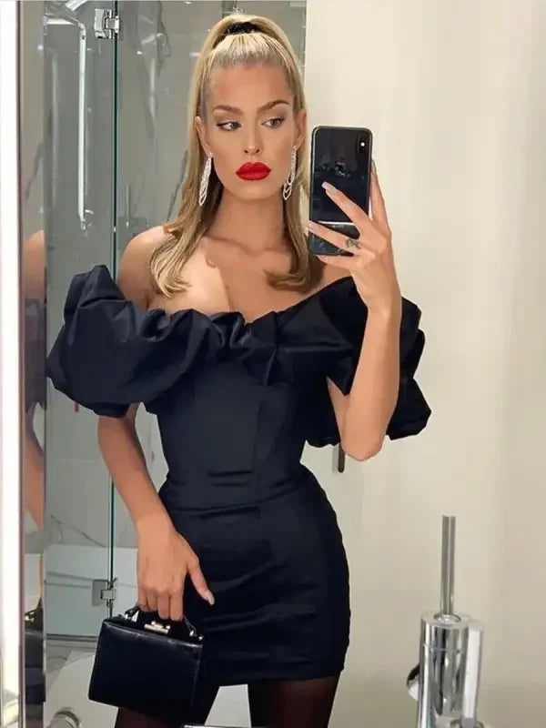 Ruffle Strapless Dress | Fashionsarah.com