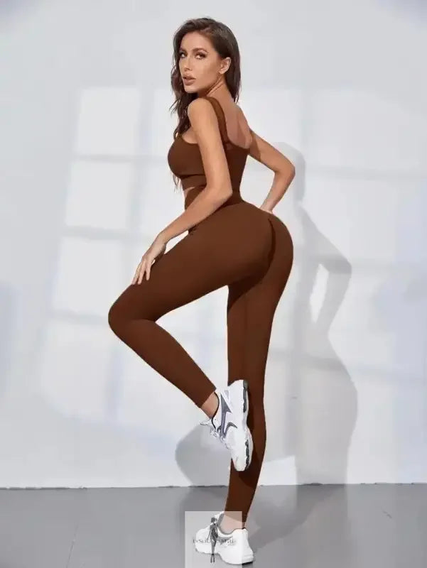 Fashionsarah.com Fashionsarah.com 2pcs Seamless High Stretch Tummy Control Leggings