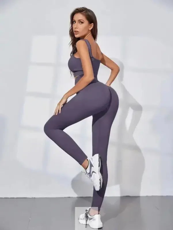 Fashionsarah.com Fashionsarah.com 2pcs Seamless High Stretch Tummy Control Leggings