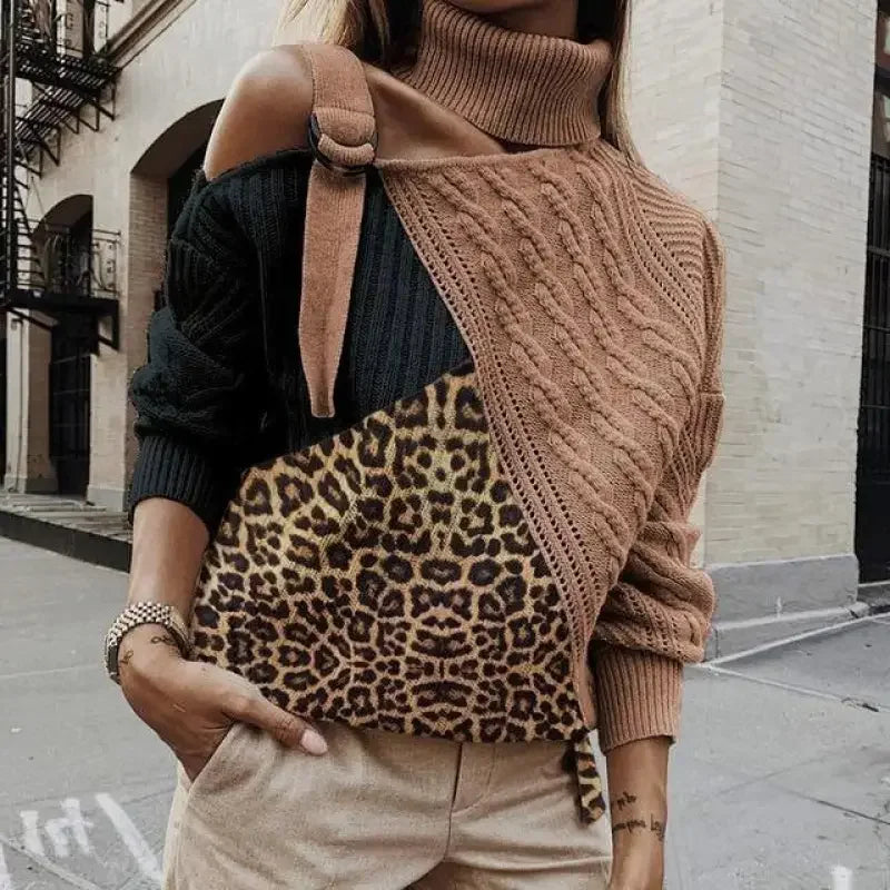 Off Shoulder Knitted Women Sweatshirts | Fashionsarah.com