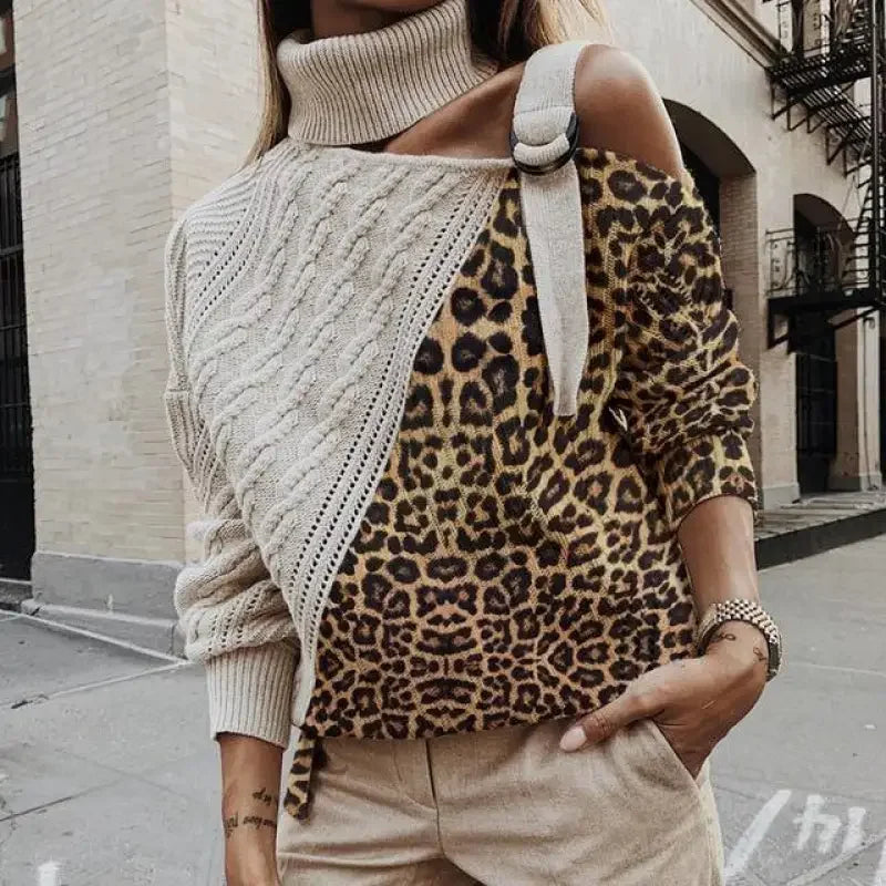 Off Shoulder Knitted Women Sweatshirts | Fashionsarah.com