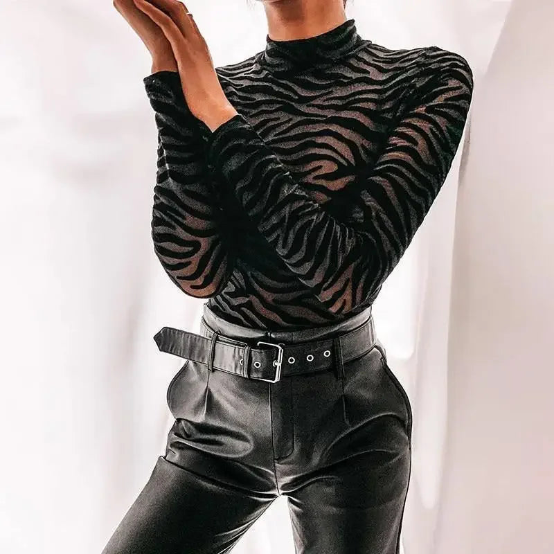 Black Zebra bodysuit | Fashionsarah.com