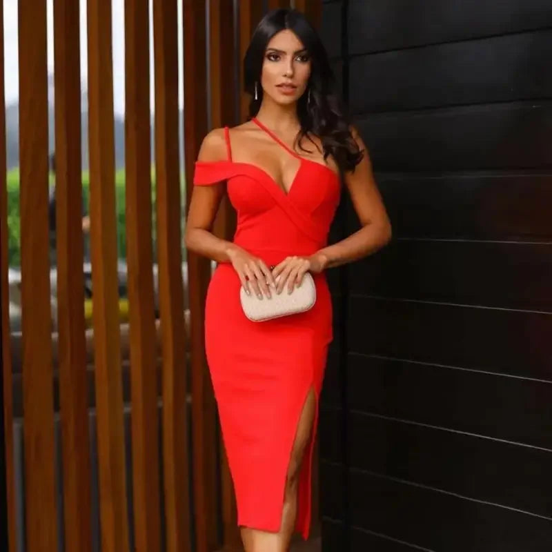 off Shoulder Bandage Dress | Fashionsarah.com