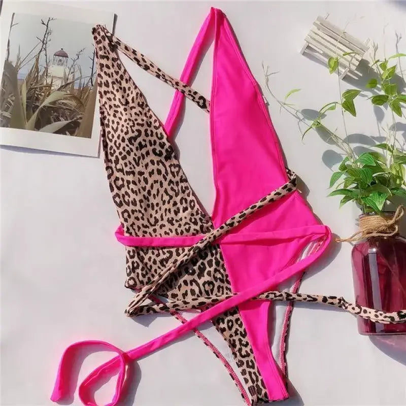 Peachtan Leopard swimwear | Fashionsarah.com