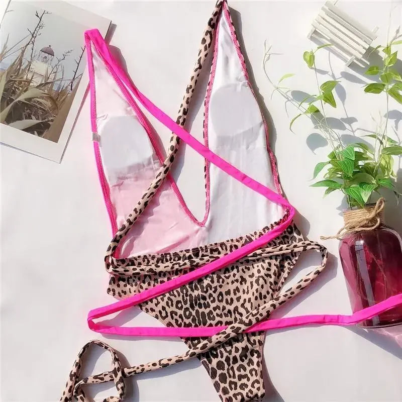 Peachtan Leopard swimwear | Fashionsarah.com