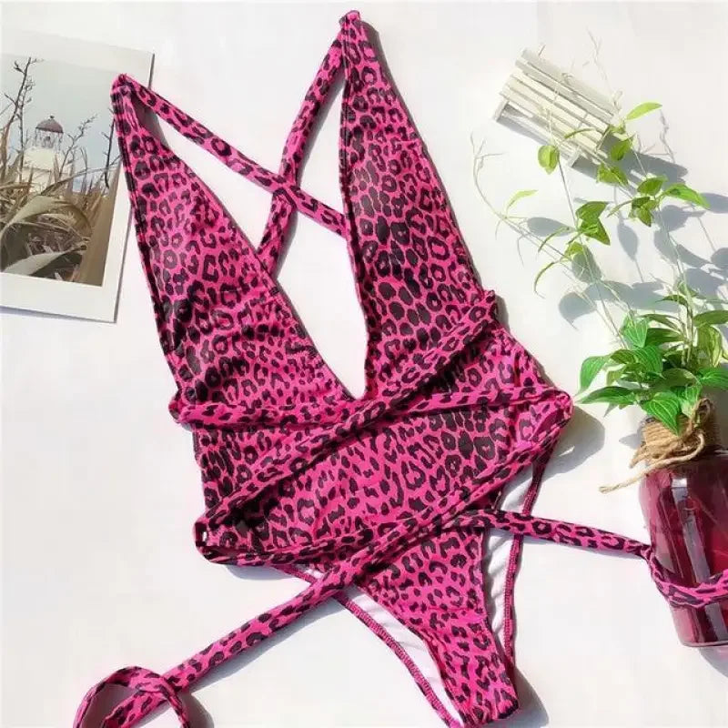 Peachtan Leopard swimwear | Fashionsarah.com