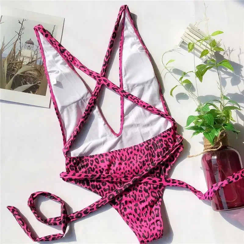 Peachtan Leopard swimwear | Fashionsarah.com