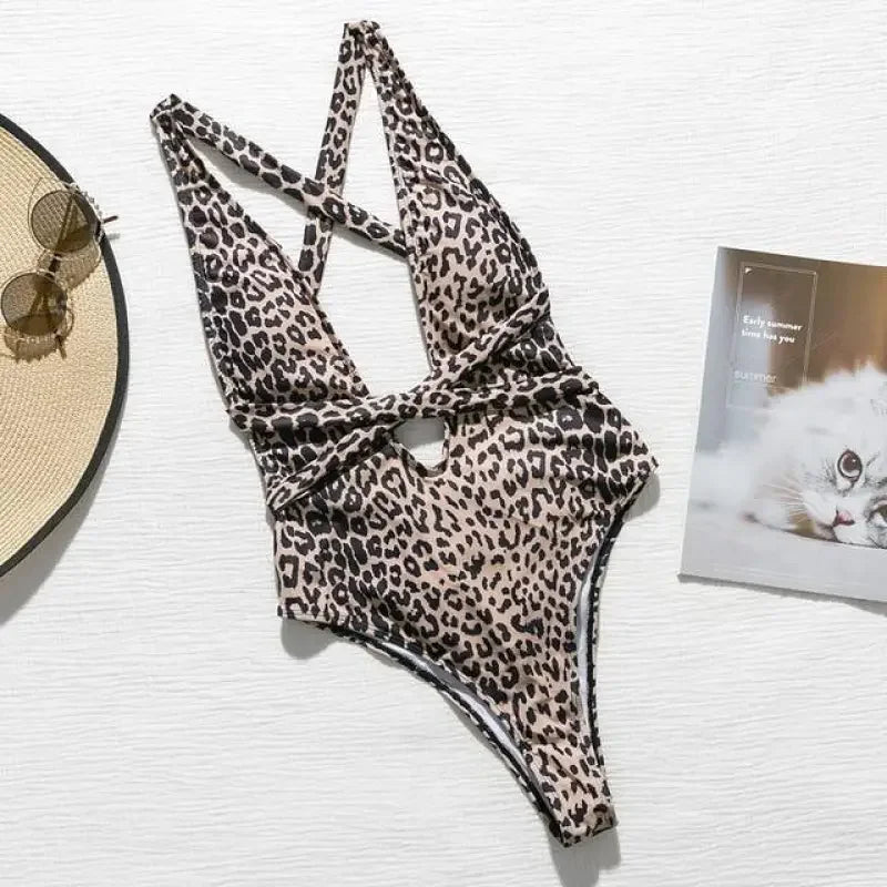 Peachtan Leopard swimwear | Fashionsarah.com