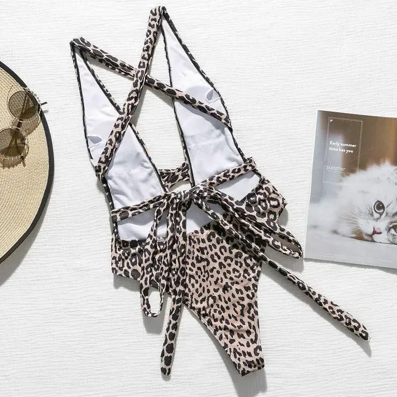 Peachtan Leopard swimwear | Fashionsarah.com