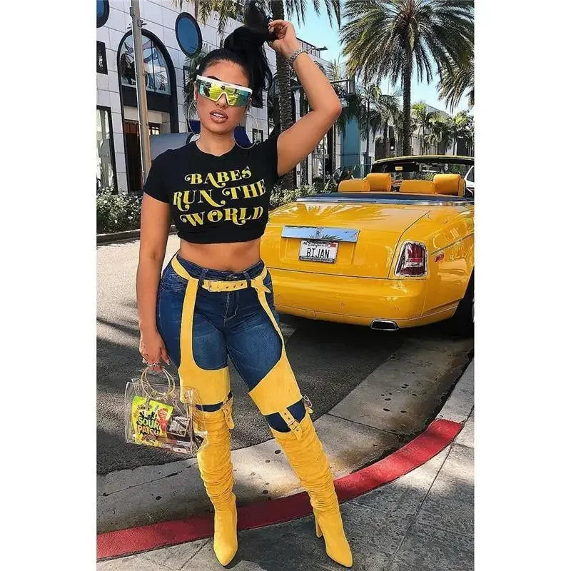 Waist Belted Boots | Fashionsarah.com