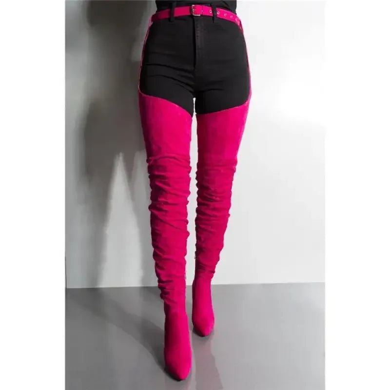 Waist Belted Boots | Fashionsarah.com