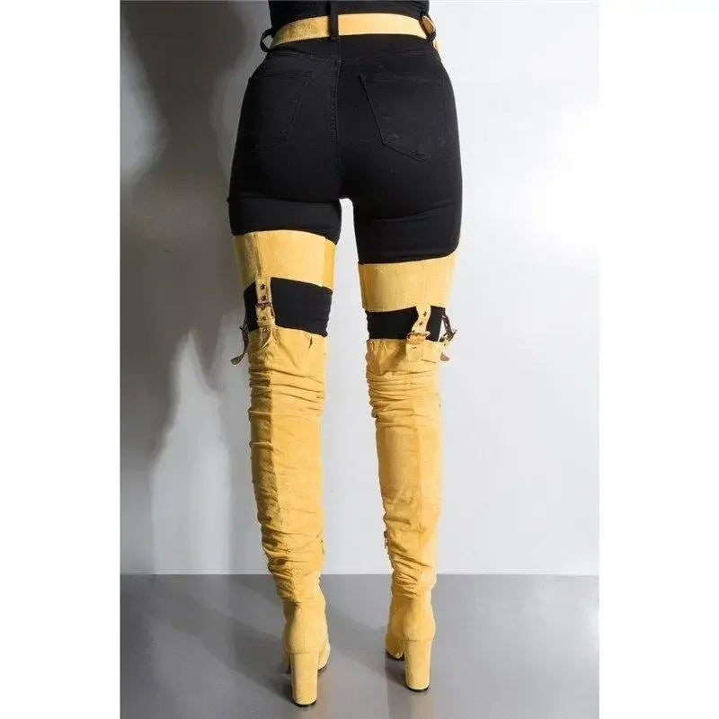 Waist Belted Boots | Fashionsarah.com