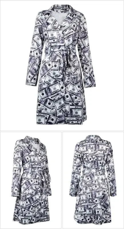 Kim Kardashian Dollar Coat | Fashionsarah.com