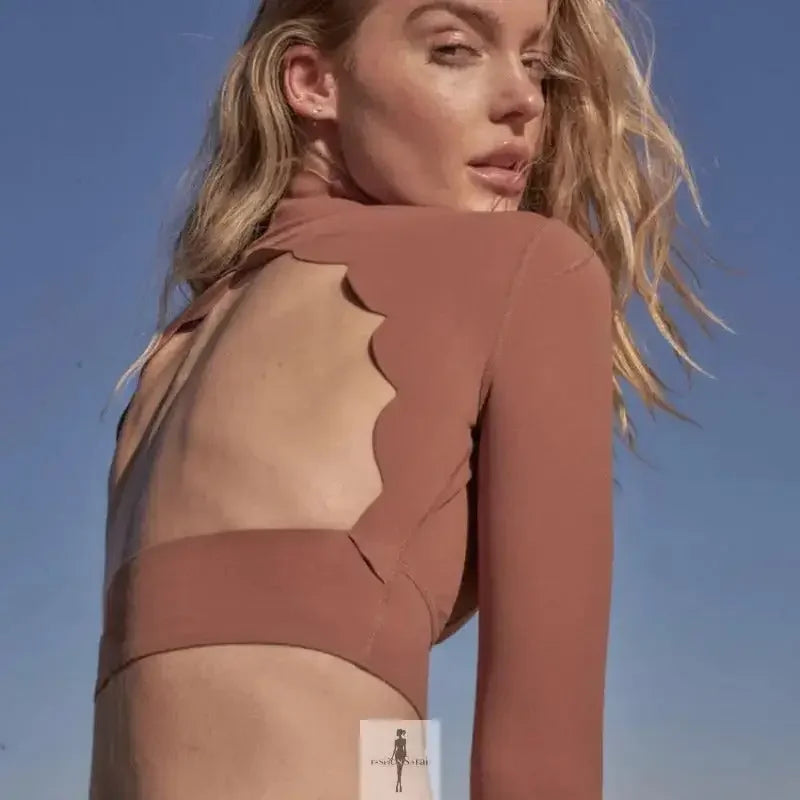 Fashionsarah.com Fashionsarah.com Backless Fitness Running Top and High Waisted Lifting Leggings