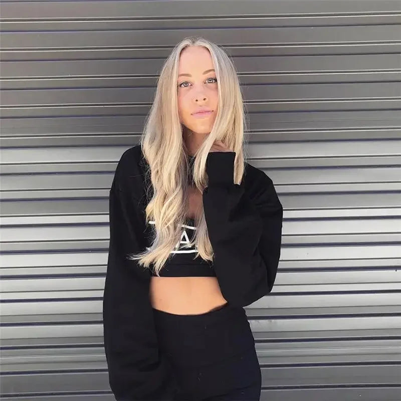 Sport Crop Sweatshirt | Fashionsarah.com