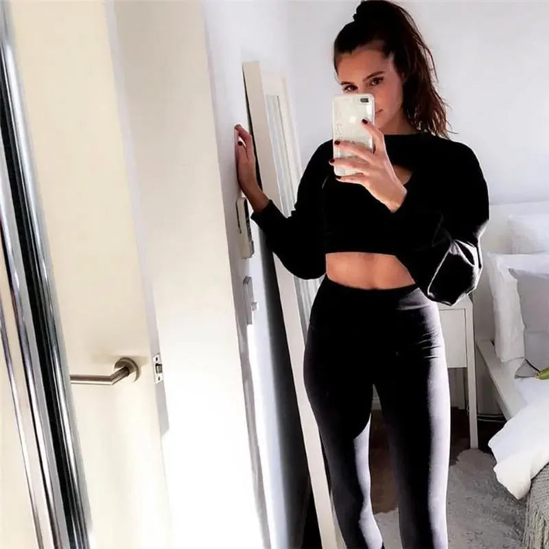 Sport Crop Sweatshirt | Fashionsarah.com