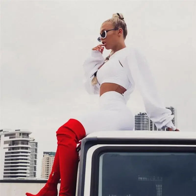 Sport Crop Sweatshirt | Fashionsarah.com