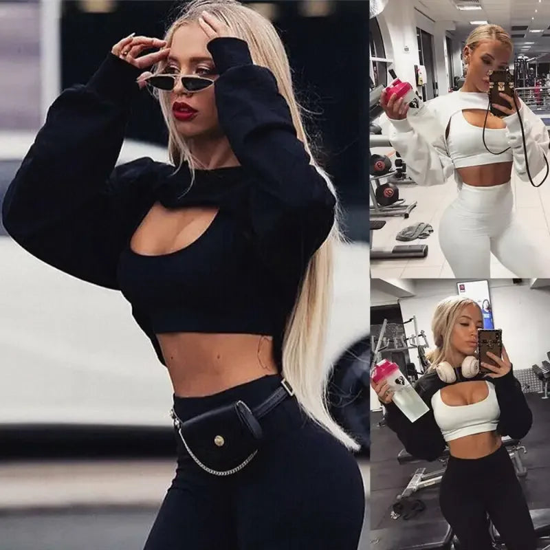 Sport Crop Sweatshirt | Fashionsarah.com