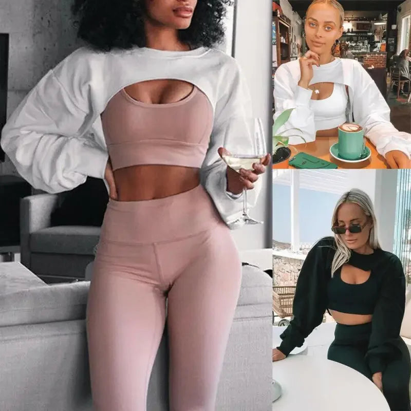 Sport Crop Sweatshirt | Fashionsarah.com