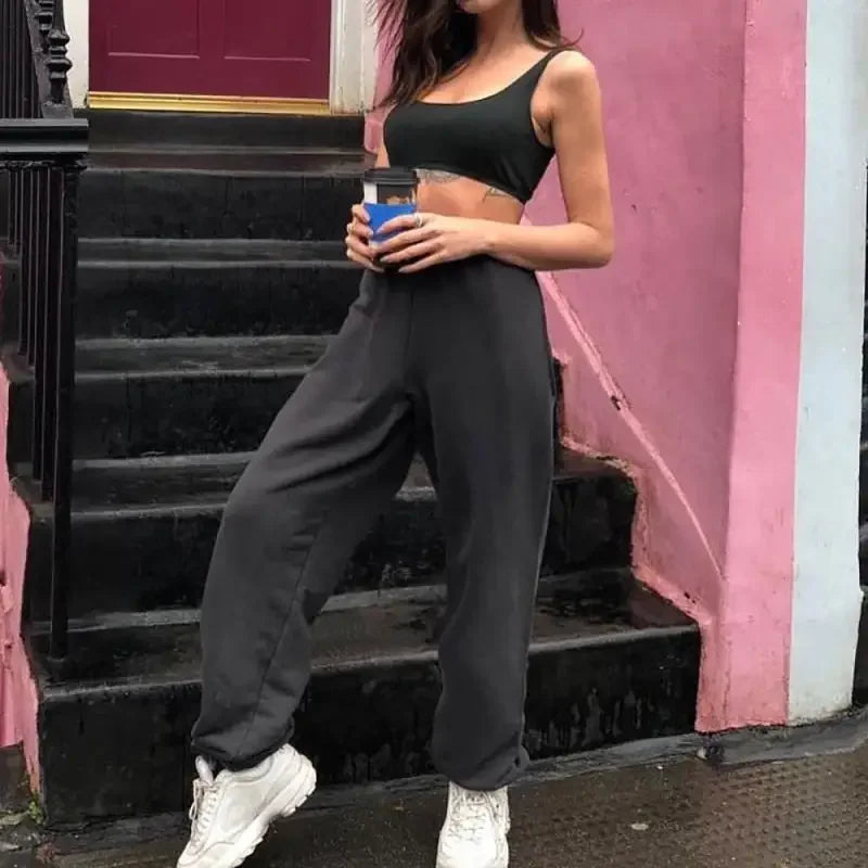 Women Streetwear Loose Leggings | Fashionsarah.com