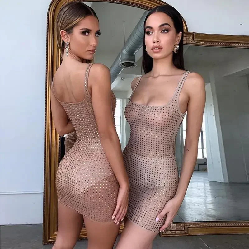 Rhinestone Beach Dress | Fashionsarah.com