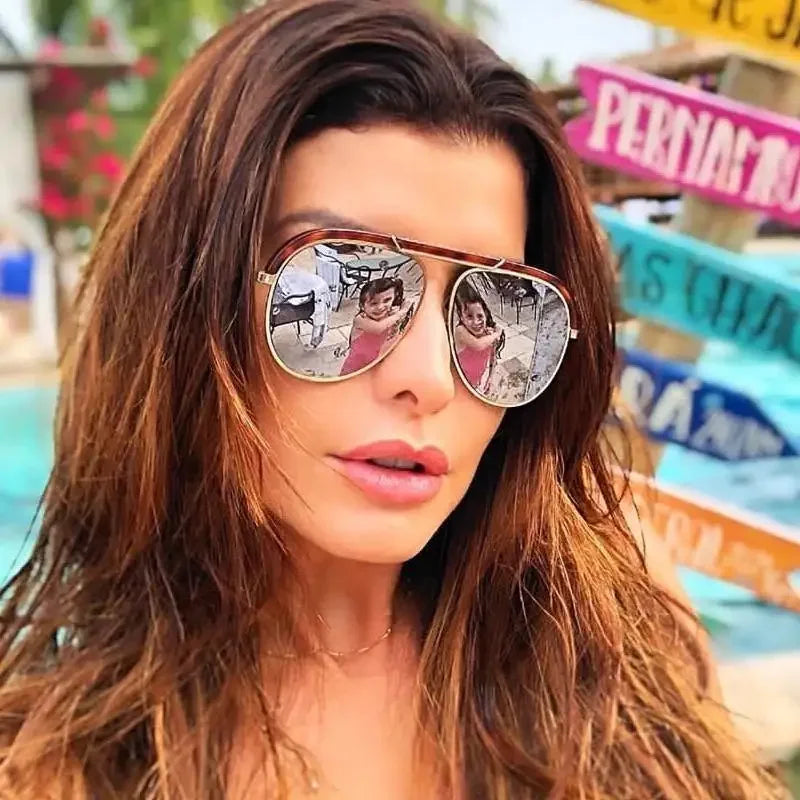 Mirror Pilot Sunglasses | Fashionsarah.com