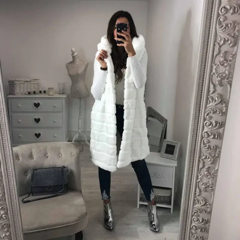 Warm Hooded Waistcoat | Fashionsarah.com