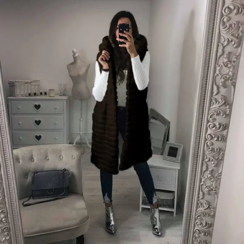 Warm Hooded Waistcoat | Fashionsarah.com