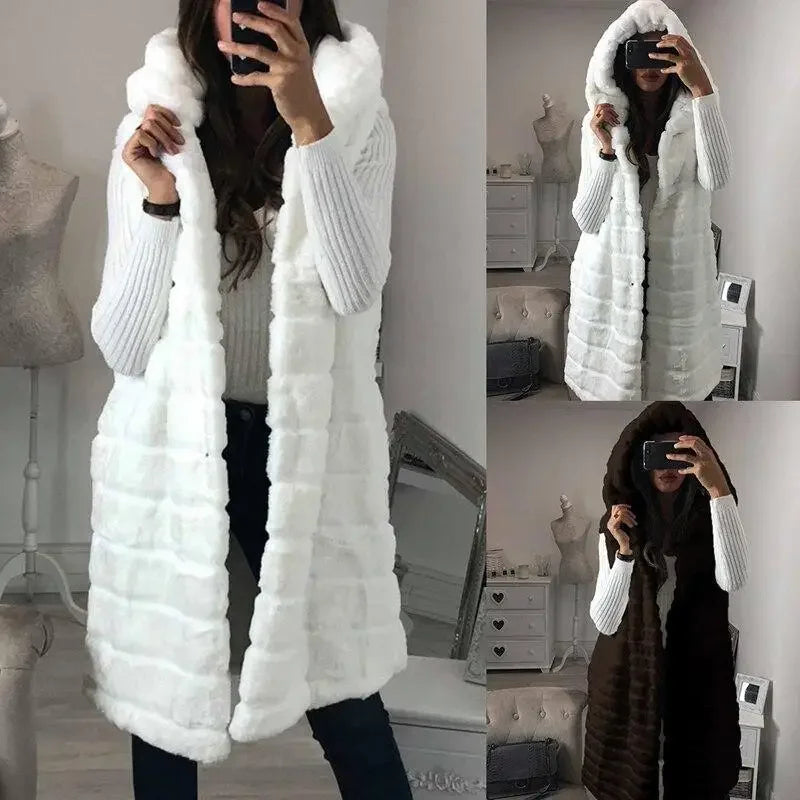 Warm Hooded Waistcoat | Fashionsarah.com