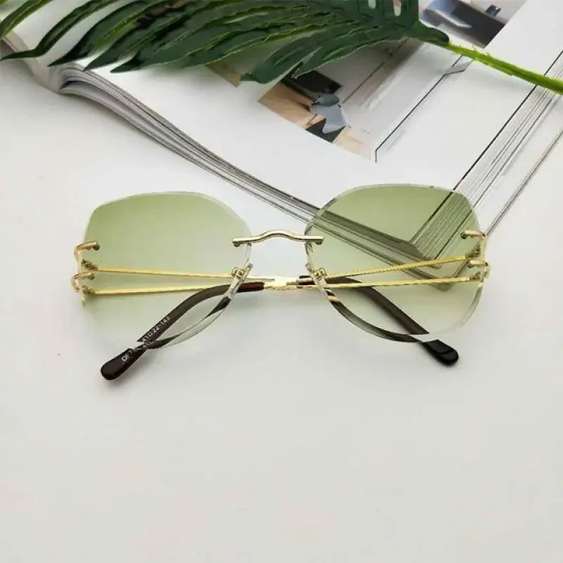Oversized Rimless Fashion | Fashionsarah.com