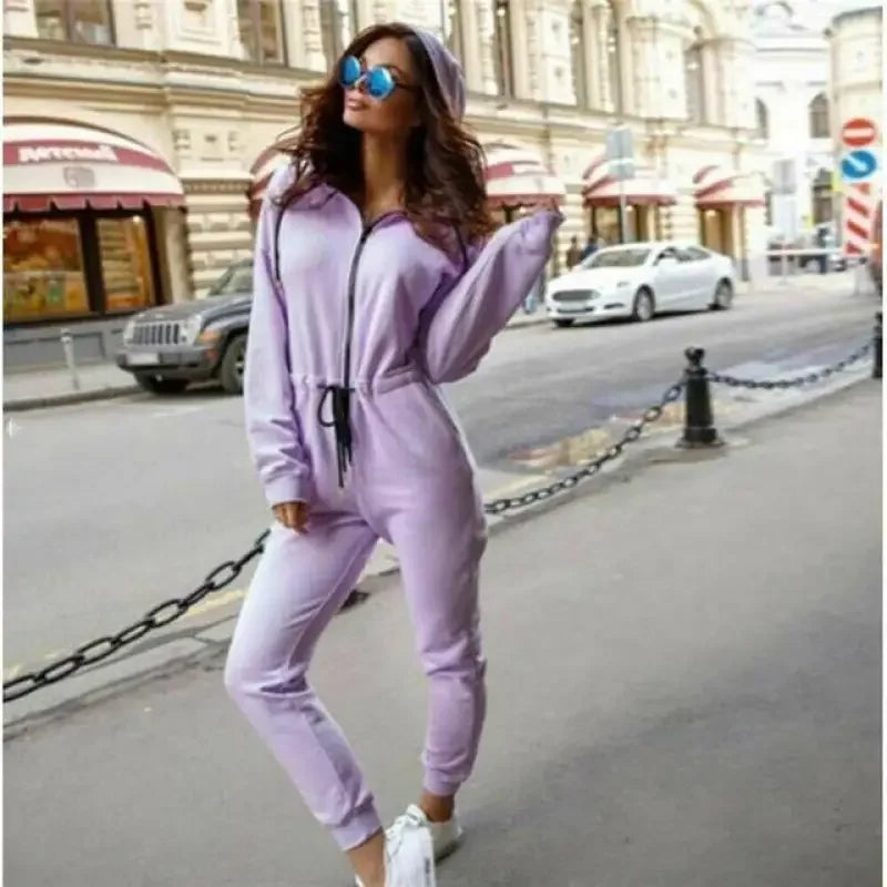 Casual Hoodies Playsuits | Fashionsarah.com