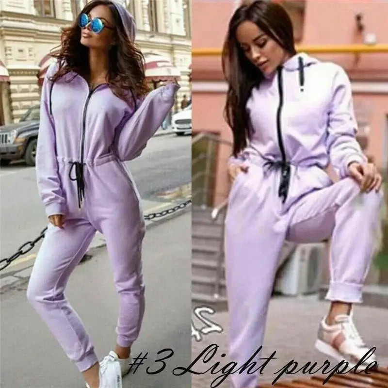 Casual Hoodies Playsuits | Fashionsarah.com