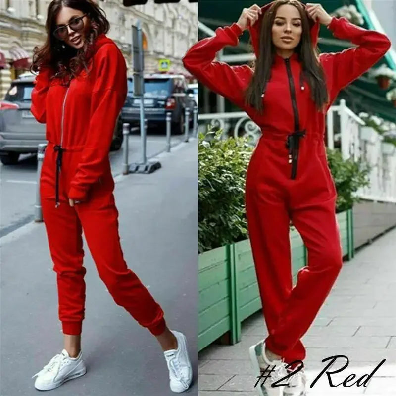 Casual Hoodies Playsuits | Fashionsarah.com