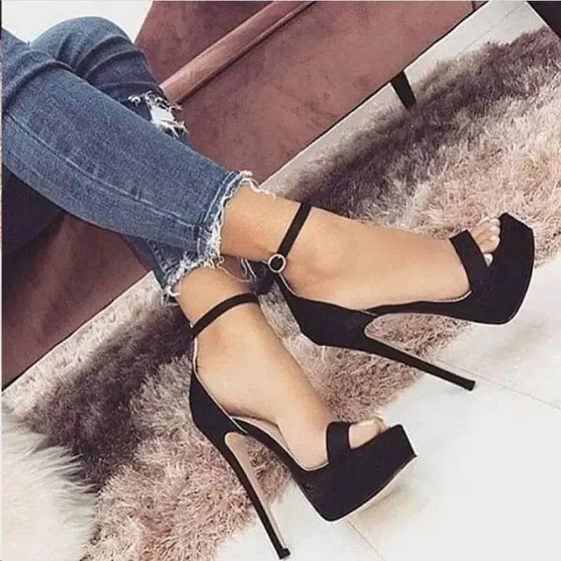 Suede High Heels | Fashionsarah.com