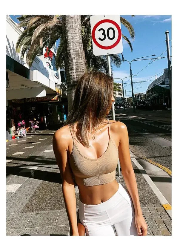 Sports Bra with Pad | Fashionsarah.com