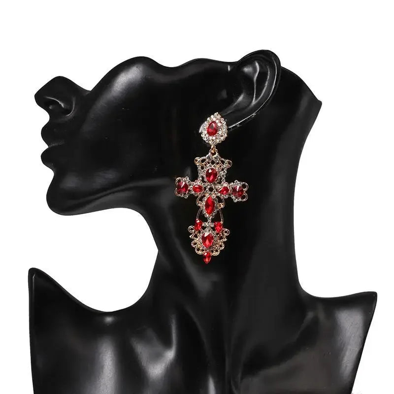 Vintage Cross Earrings Jewelry | Fashionsarah.com