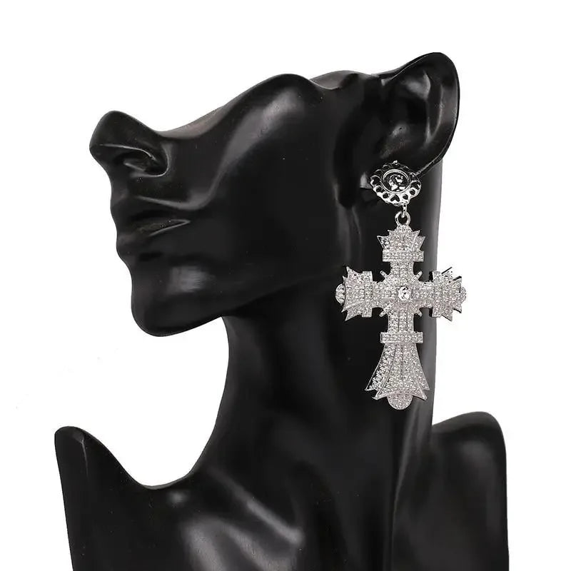 Vintage Cross Earrings Jewelry | Fashionsarah.com