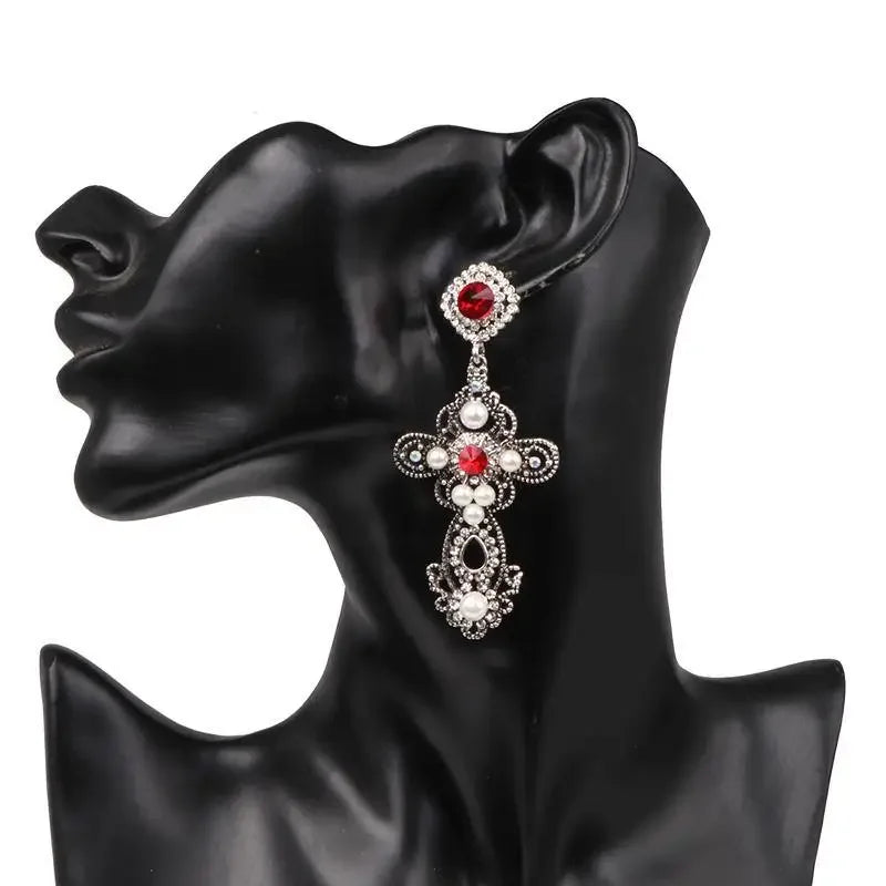 Vintage Cross Earrings Jewelry | Fashionsarah.com