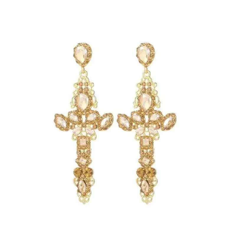 Vintage Cross Earrings Jewelry | Fashionsarah.com