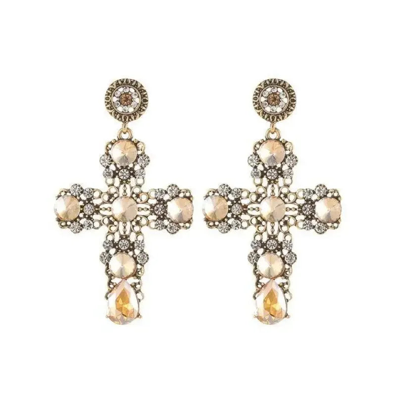 Vintage Cross Earrings Jewelry | Fashionsarah.com