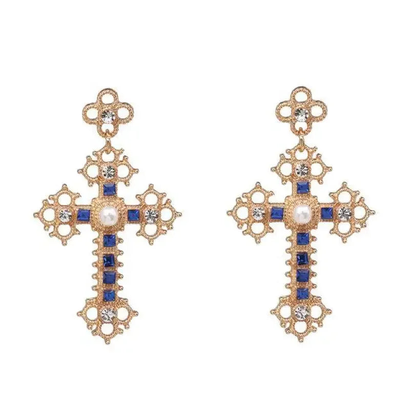 Vintage Cross Earrings Jewelry | Fashionsarah.com