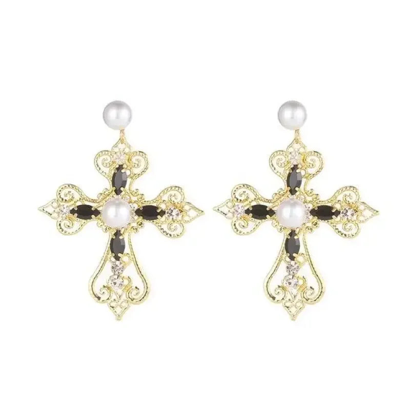 Vintage Cross Earrings Jewelry | Fashionsarah.com
