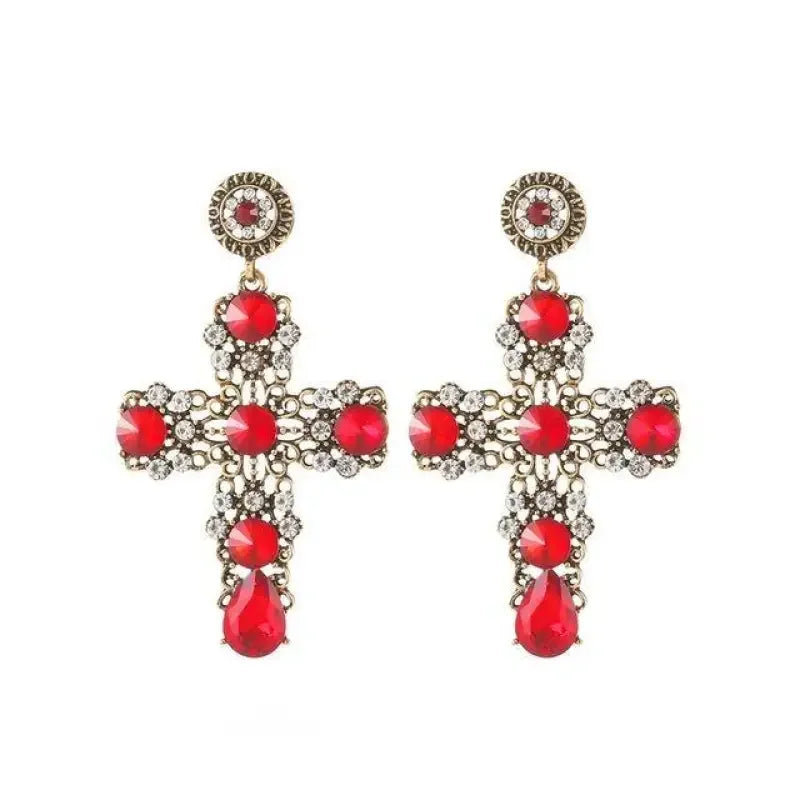 Vintage Cross Earrings Jewelry | Fashionsarah.com