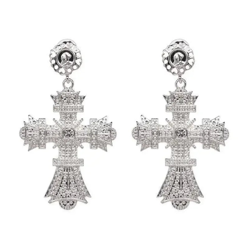 Vintage Cross Earrings Jewelry | Fashionsarah.com