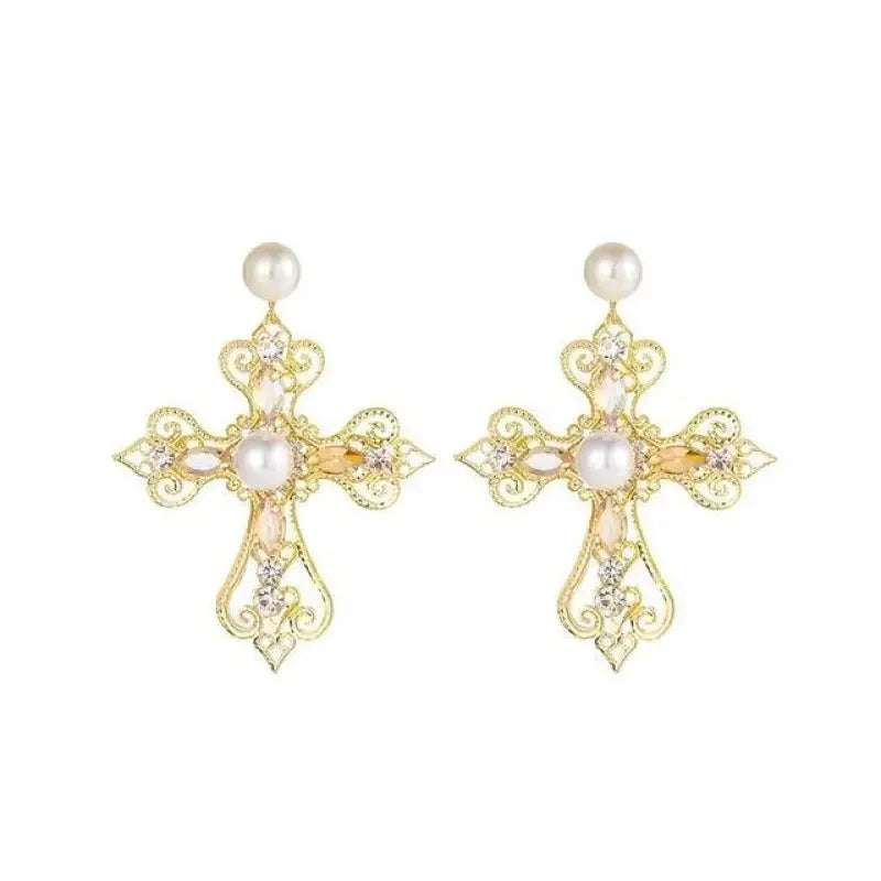 Vintage Cross Earrings Jewelry | Fashionsarah.com