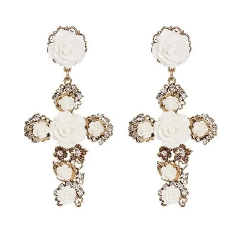 Vintage Cross Earrings Jewelry | Fashionsarah.com