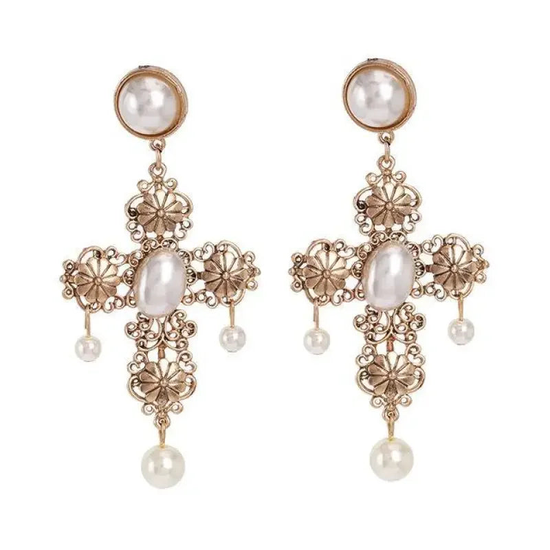 Vintage Cross Earrings Jewelry | Fashionsarah.com